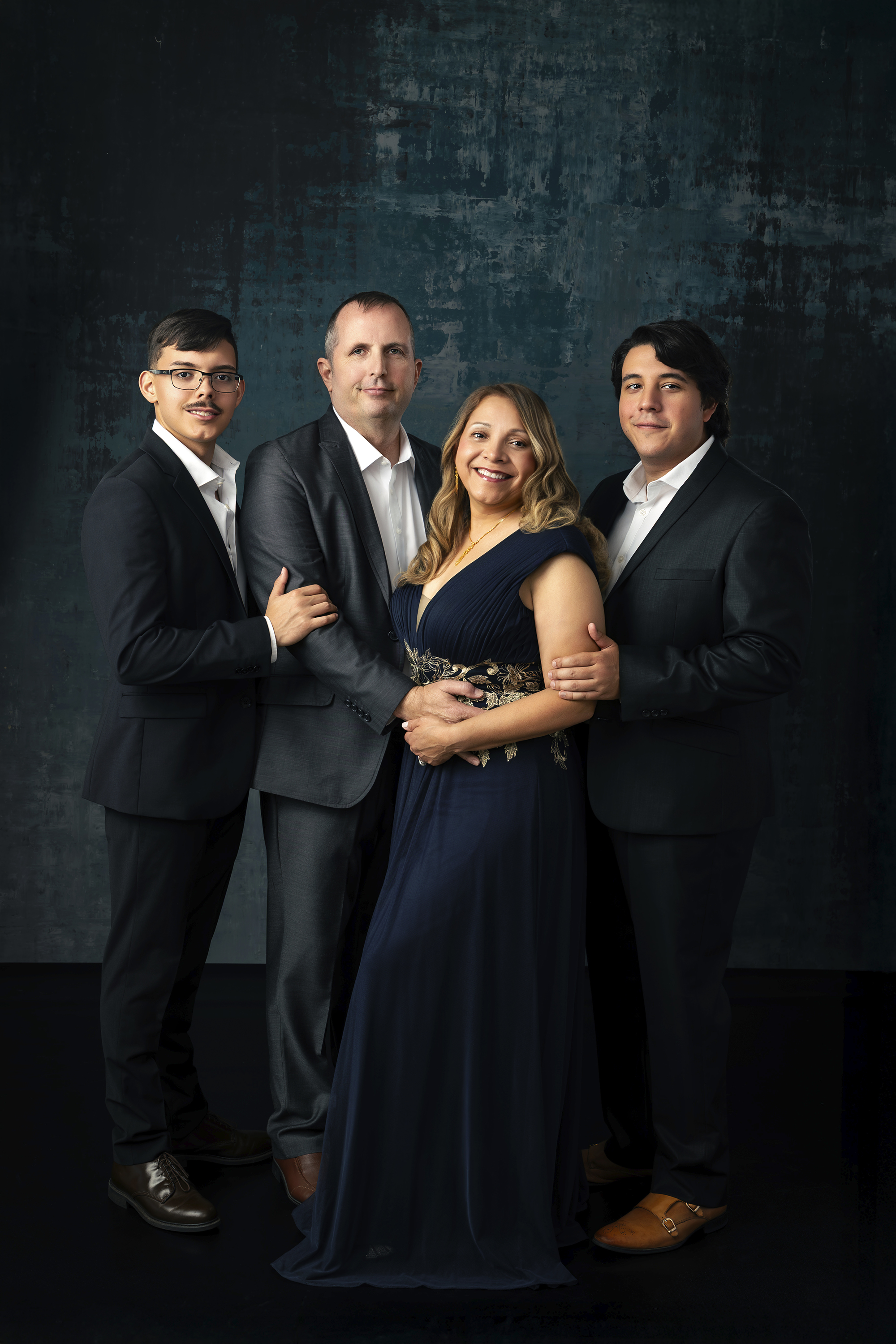 A beautiful family portrait I created - transforming stories into art