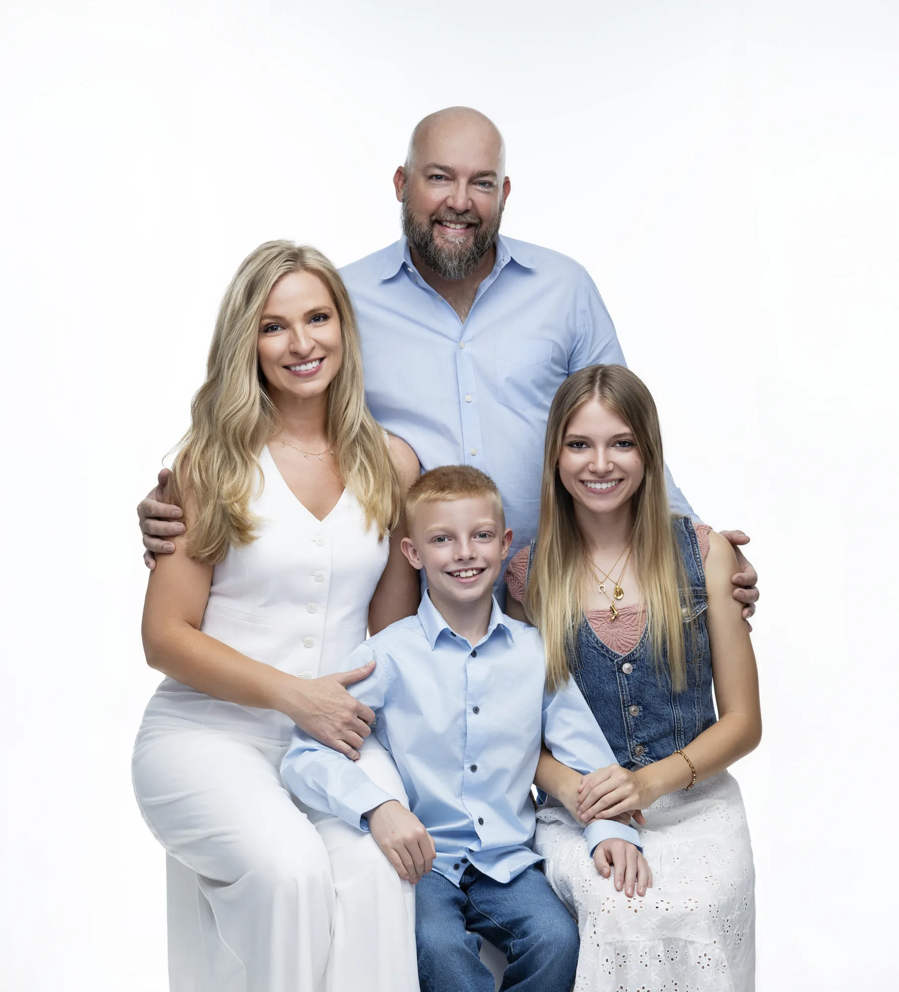 Coordinated family outfits